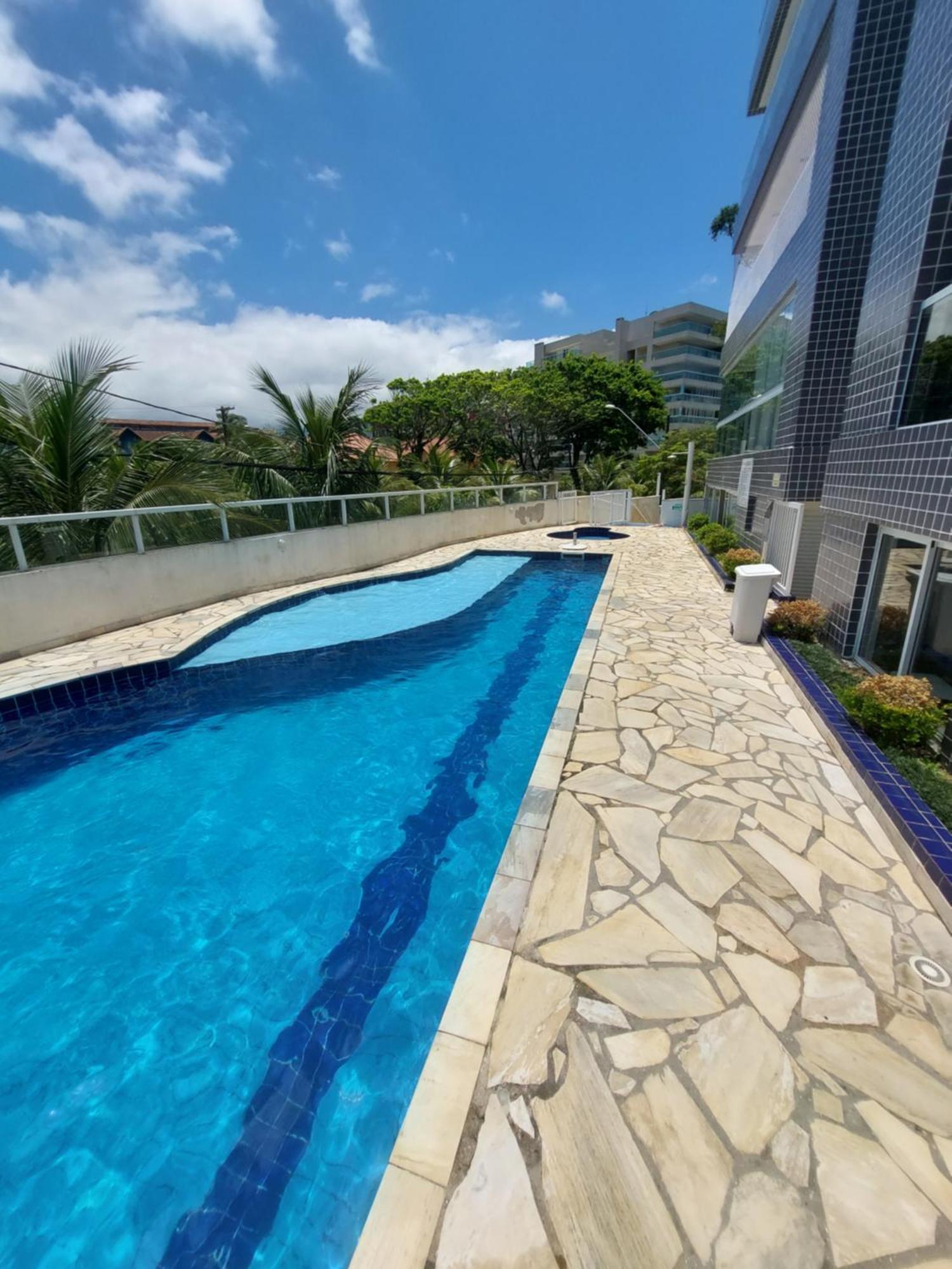 Apartamento A 50M Praia Maitinga, Wifi, Churrasqueira Na Varanda Бертіога Екстер'єр фото