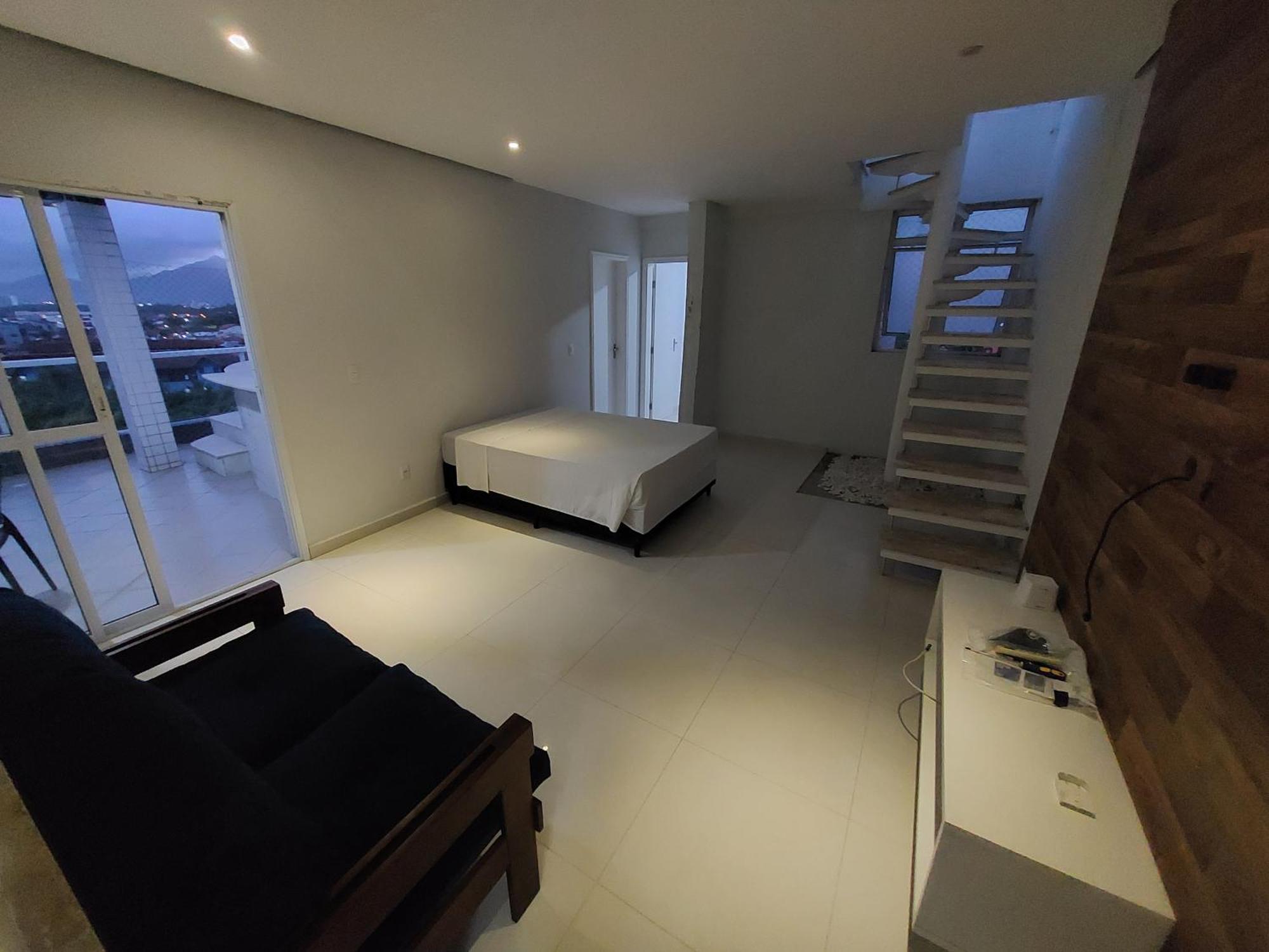 Apartamento A 50M Praia Maitinga, Wifi, Churrasqueira Na Varanda Бертіога Номер фото